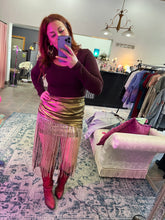 Load image into Gallery viewer, Sequin Fringe Skirt
