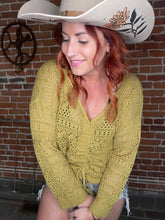 Load image into Gallery viewer, Knit Lime Lush Sweater
