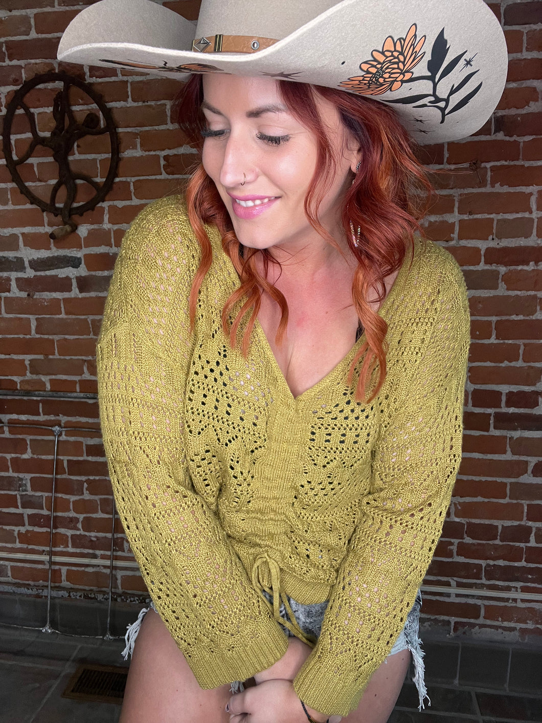 Knit Lime Lush Sweater