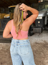 Load image into Gallery viewer, Coral Crop Tank
