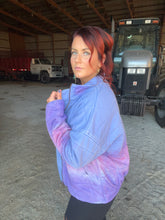 Load image into Gallery viewer, Purple Ombre Bomber Coat
