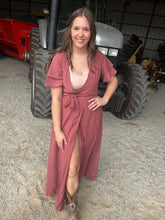 Load image into Gallery viewer, Deep Rose Maxi Dress
