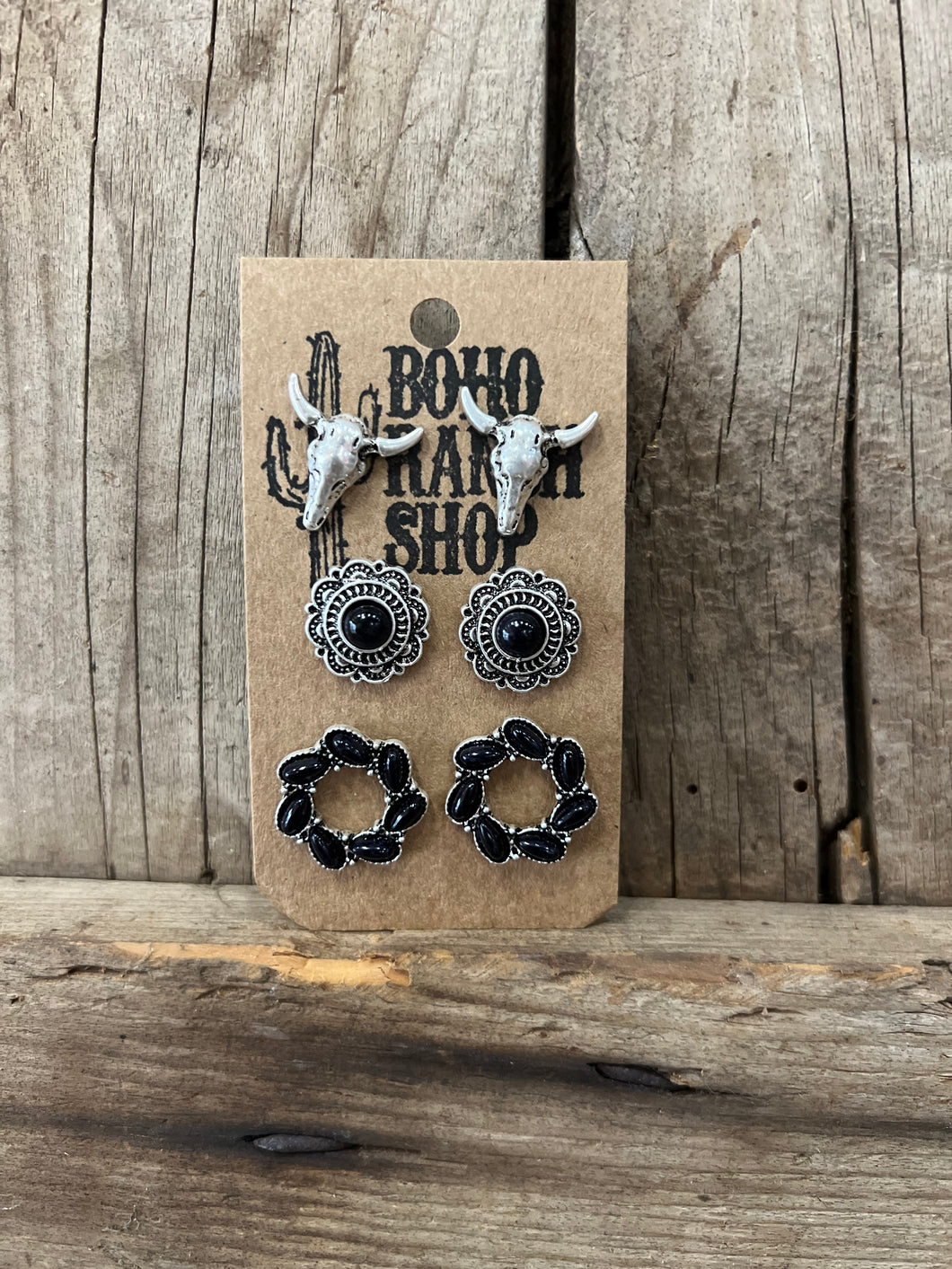 Boho Set Studs