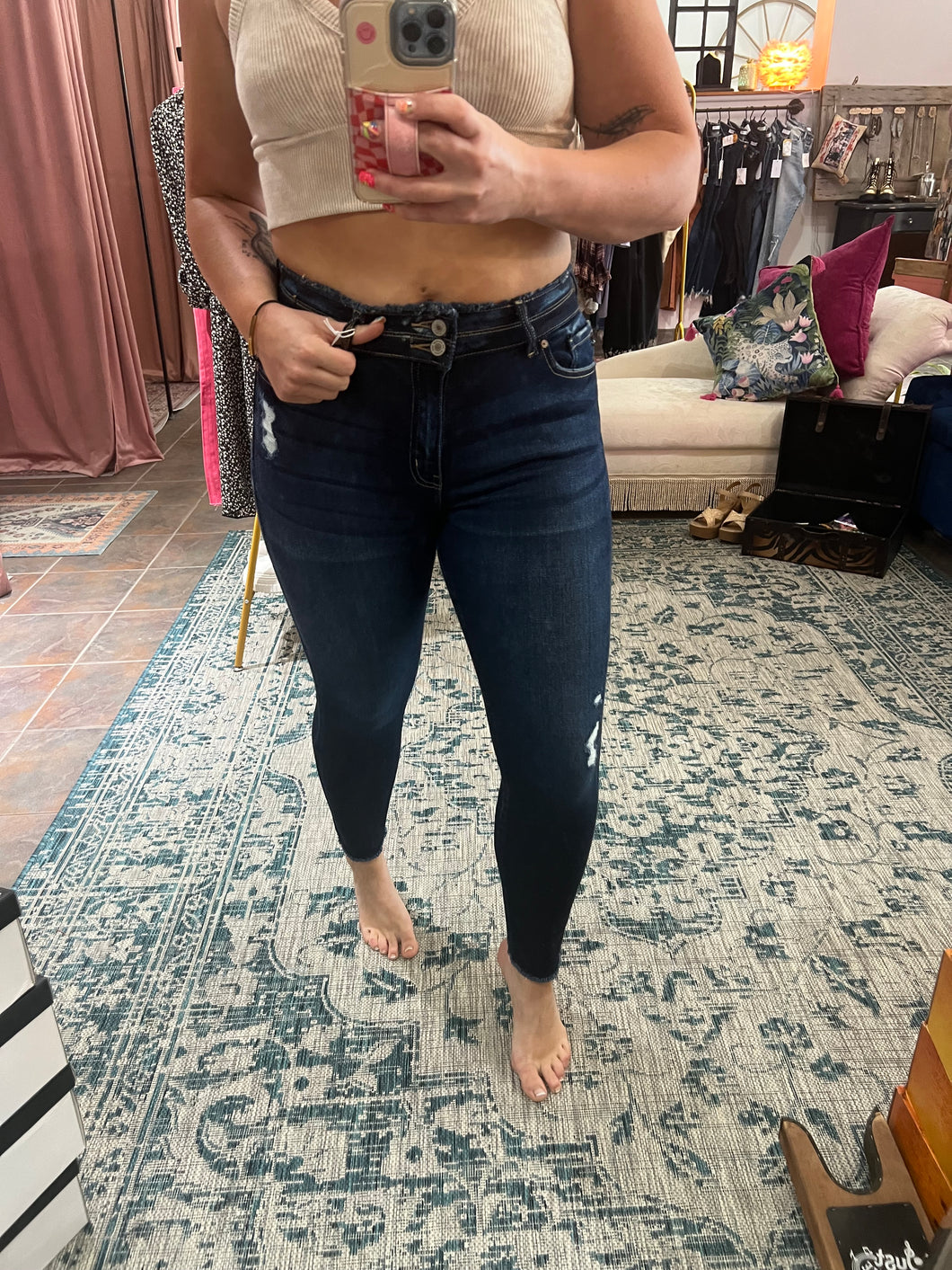 High Rise Skinny Jeans