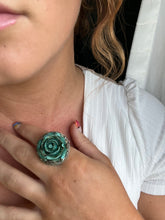 Load image into Gallery viewer, Turquoise Rose Ring
