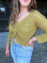 Load image into Gallery viewer, Knit Lime Lush Sweater
