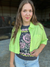 Load image into Gallery viewer, Lime Green Blouse
