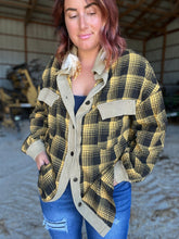 Load image into Gallery viewer, Mustard Flannel Shacket
