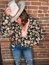 Load image into Gallery viewer, Floral Puff Coat
