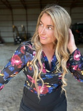 Load image into Gallery viewer, Floral Crop Blouse
