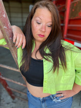Load image into Gallery viewer, Lime Green Blouse
