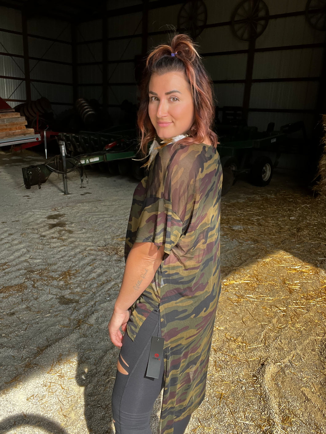 Mesh Camo Army Shirt