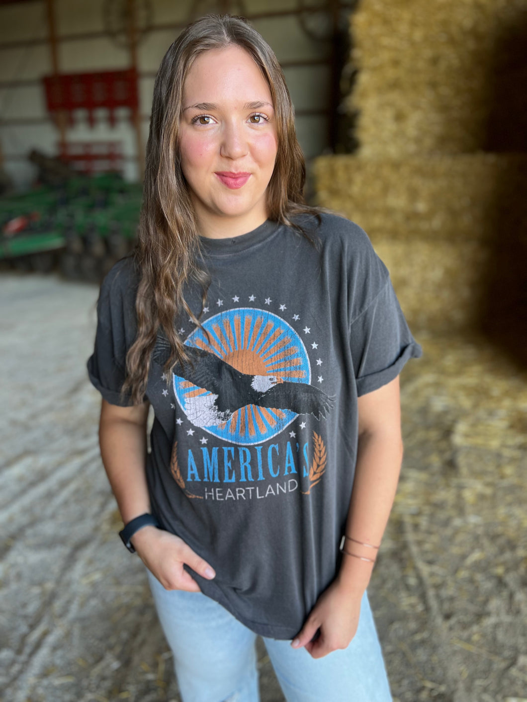 Eagle Oversized Graphic Tee