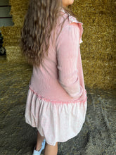 Load image into Gallery viewer, Pink Stone Jacket Dress
