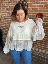 Load image into Gallery viewer, Grey Blush Blouse Top
