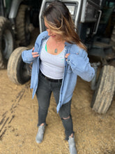 Load image into Gallery viewer, Vintage Denim Blouse
